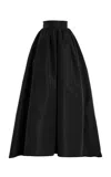 Carolina Herrera Full Silk Ball Skirt In Black