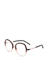 Carolina Herrera Geometric-frame Glasses In Multi
