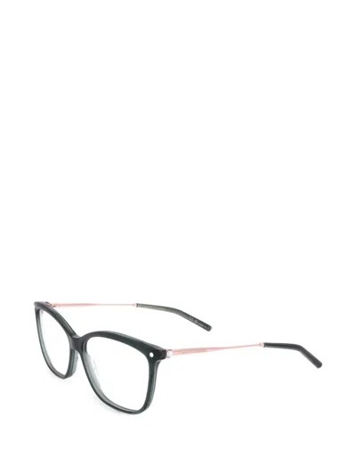 Carolina Herrera Glitter-effect Cat-eye Glasses In Black