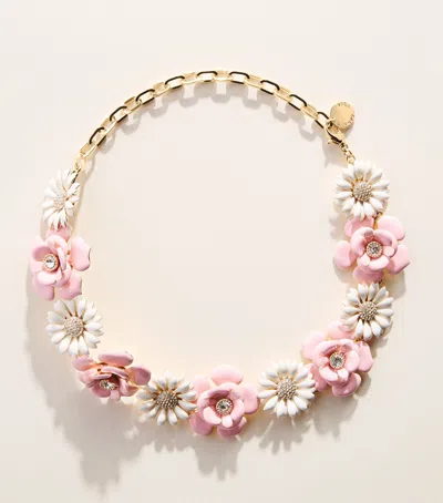Carolina Herrera Gold-tone Floral Necklace In Multi