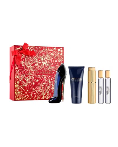 Carolina Herrera Good Girl 4pcs Edp Gift Set Fragrances 8411061122280 In Transparent