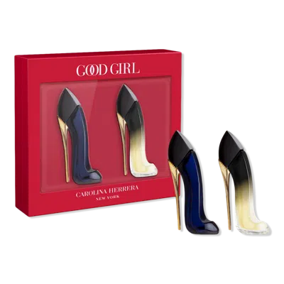 Carolina Herrera Good Girl And Good Girl Jasmine Absolute Mini Duo Set In Transparent