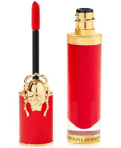 Carolina Herrera Good Girl Vinyl Liquid Lipstick In 210 - Red Scarlet Instinct
