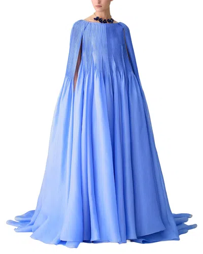 Carolina Herrera Gown In Blue