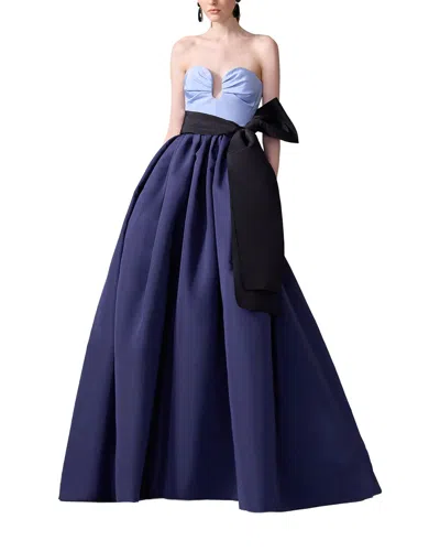 Carolina Herrera Gown In Purple
