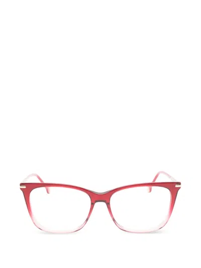 Carolina Herrera Gradient-effect Glasses In Red