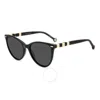 Carolina Herrera Grey Cat Eye Ladies Sunglasses Her 0107/s 0kdx/ir 57