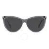Carolina Herrera Grey Cat Eye Ladies Sunglasses Her 0141/s 0zlp/ir 58