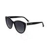 Carolina Herrera Grey Cat Eye Ladies Sunglasses Her 0142/s 0kdx/9o 56