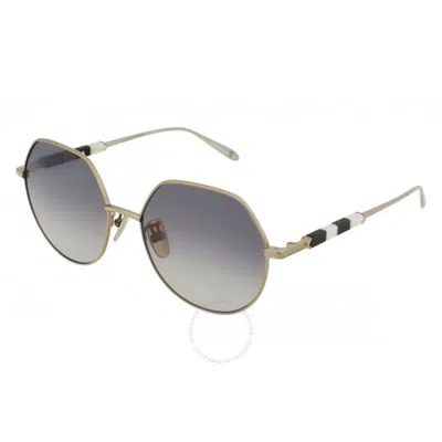Carolina Herrera Grey Geometric Ladies Sunglasses Shn066m 08fe 54 In Gray