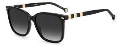 Carolina Herrera Grey Gradient Square Ladies Sunglasses Ch 0045/s 03h2/9o 57 In ["blue","pink","grey","black"]