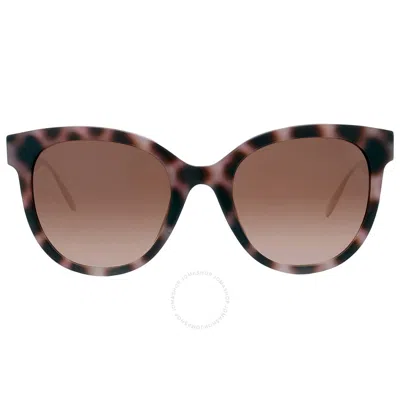 Carolina Herrera Grey Oval Ladies Sunglasses Shn621m 096n 52 In Brown