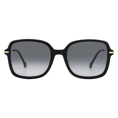Carolina Herrera Grey Shaded Butterfly Ladies Sunglasses Her 0101/s 0807/9o 55 In Gray