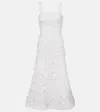 Carolina Herrera Guipure Lace Midi Dress