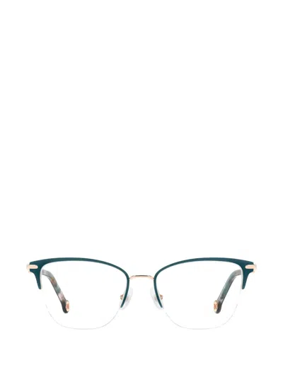 Carolina Herrera Half-rim Glasses In Black