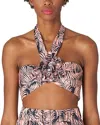 Carolina Herrera Halter Bandeau Top In Multi