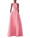 Carolina Herrera Halter Neck Gown In Pink