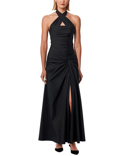 CAROLINA HERRERA CAROLINA HERRERA HALTER NECK MIDI DRESS