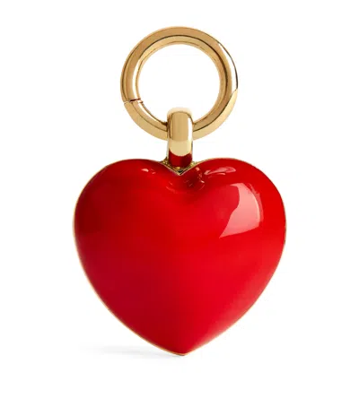 Carolina Herrera Heart Charm In Red