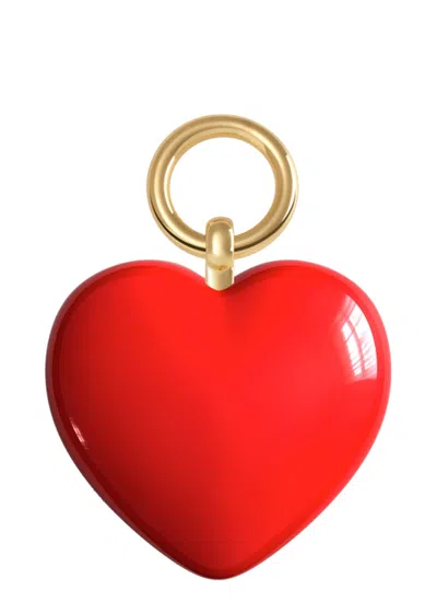 Carolina Herrera Heart Charm In Red