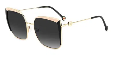 Carolina Herrera Her 0111/s Kdx/9o Women's Sunglasses Brown Size 57 In Black