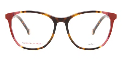 Carolina Herrera Her 0123 Women's Glasses, Tortoiseshell, Size 54