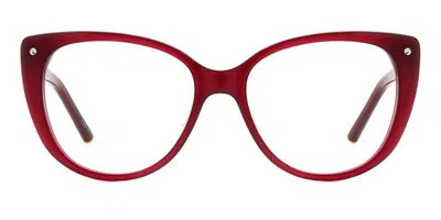 Carolina Herrera Her 0150 Women's Glasses, Burgundy, Size 53 In Red
