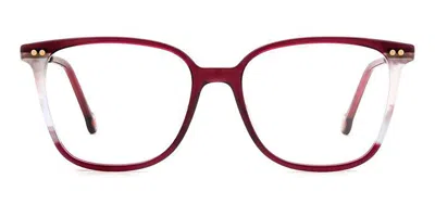 Carolina Herrera Her 0165 Women's Glasses, Clear, Size 53 In Red