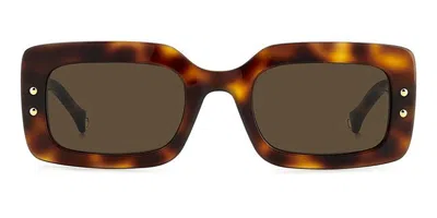 Carolina Herrera Her 0187/s O63/70 Women's Sunglasses Tortoiseshell Size 50