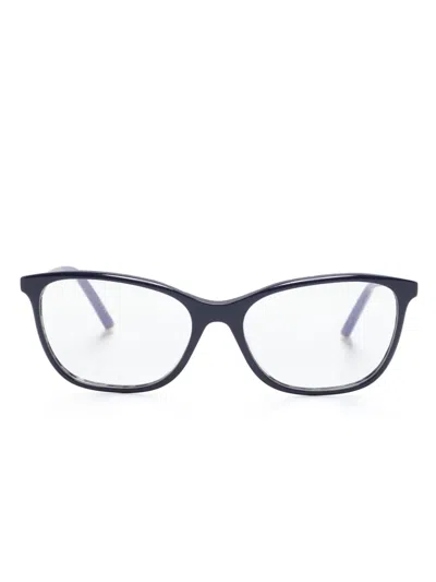 Carolina Herrera Her 0197 Cat-eye Frame Glasses In Purple