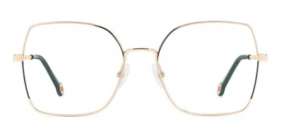 Carolina Herrera Her 0206 Women's Glasses, Gold, Size 55 In Metallic