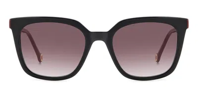 Carolina Herrera Her 0236/s Oit/3x Women's Sunglasses Black Size 53 In Multi