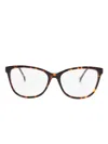 Carolina Herrera Her 0239 Wayfarer-frame Glasses In Brown