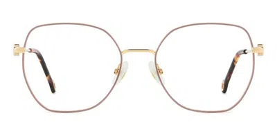 Carolina Herrera Her 0242 Women's Glasses, Pink, Size 53 In Gold