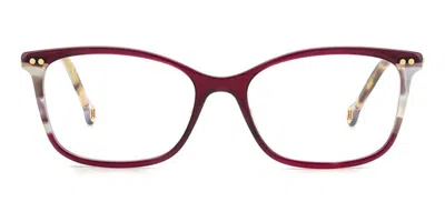 Carolina Herrera Her 0246 Ydc Women's Glasses Burgundy Size 51 - Free Lenses - Blue Light Block Available