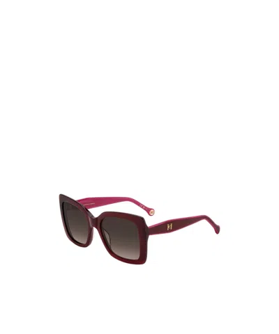 Carolina Herrera Her 0258 Sunglasses In Burgundy