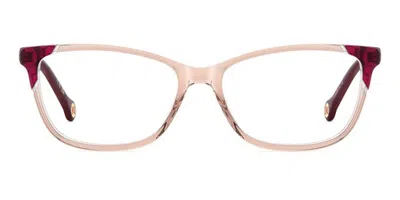 Carolina Herrera Her 0284 35j Women's Glasses Pink Size 53 - Free Lenses - Blue Light Block Available