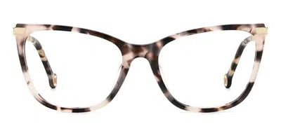 Carolina Herrera Her 0287/g Asian Fit Women's Glasses, Tortoiseshell, Size 55 In Brown