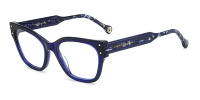 Carolina Herrera Her 0324 Pjp Occhiali Da Vista Blu Per Donna (solo Montatura) In Blue