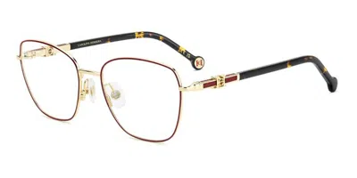 Carolina Herrera Her 0383 6k3 Occhiali Da Vista Borgogna Per Donna (solo Montatura) In Multi