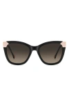Carolina Herrera Her 54mm Gradient Rectangular Sunglasses In Brown