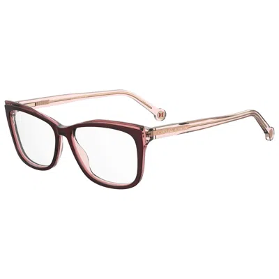 Carolina Herrera Her02080t553 Acetate Square-frame Eyeglasses In Gold