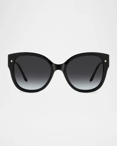 CAROLINA HERRERA SQUARE ACETATE SUNGLASSES