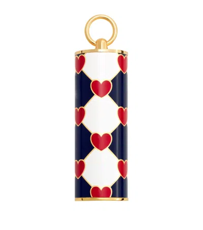 Carolina Herrera Herrera Heart Print Lipstick Cap