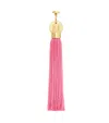 Carolina Herrera Herrera Lipstick Case Tassel Charm In Pink