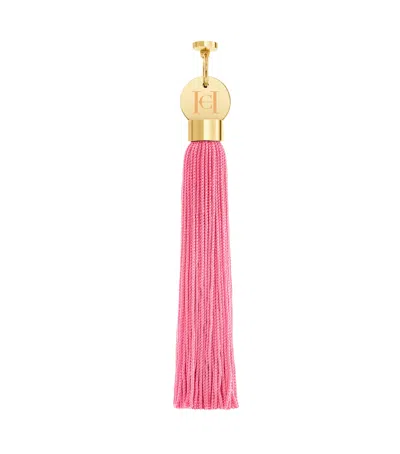 Carolina Herrera Herrera Lipstick Case Tassel Charm In Pink