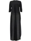 Carolina Herrera High-low Cape Top In Black