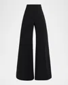 Carolina Herrera High-rise Wide Leg Wool Pants