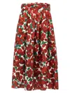Carolina Herrera Multicolor High Waist Skirt In Multicolor