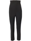 Carolina Herrera High-waisted Capri Trousers In Black